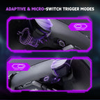 eXtremeRate SPARK Back Paddles Kit with OLED Display & Clicky Trigger Stops & Ergonomic Grips for PS5 Controller BDM