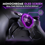 eXtremeRate SPARK Back Paddles Kit with OLED Display & Clicky Trigger Stops & Ergonomic Grips for PS5 Controller BDM