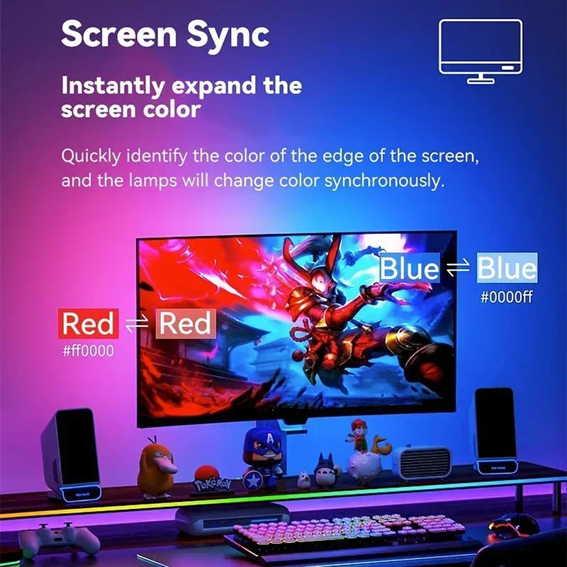 Computer Backlight RGB Screen Sync for Monitor